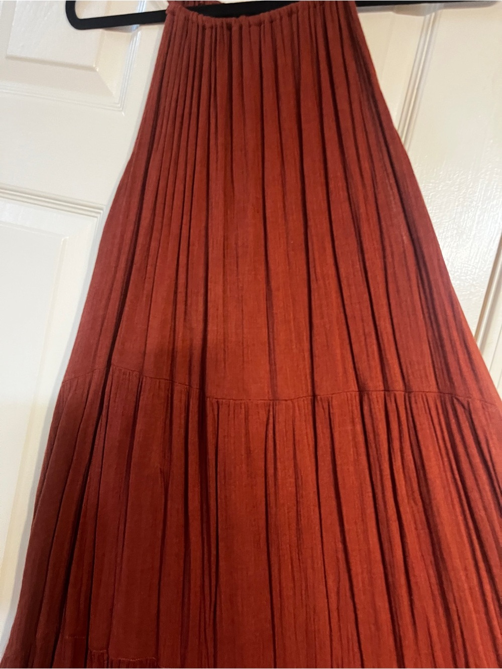 Old Navy Rust Tiered Maxi Dress